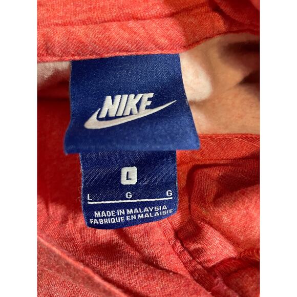 Nike hooded cropped sweatshirt short sleeve zip up womens large - Picture 7 of 9